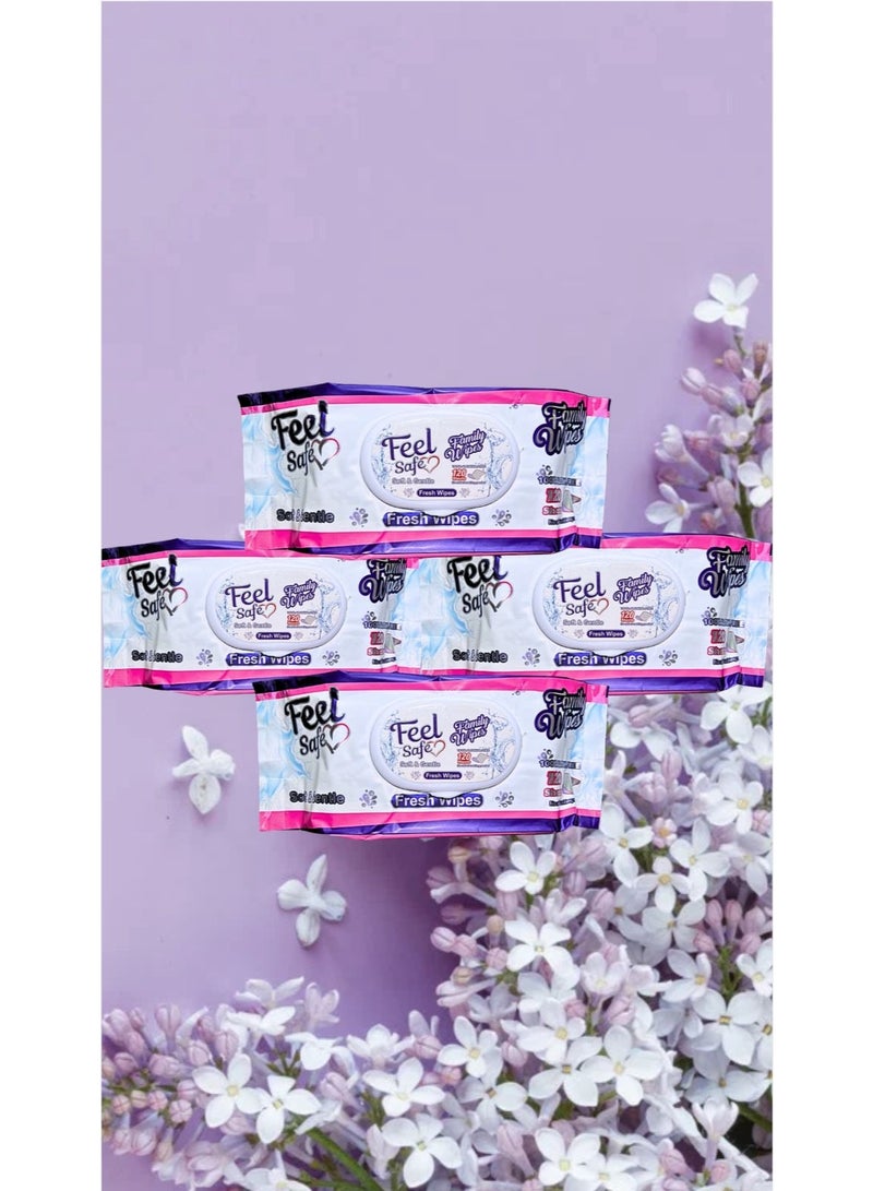 FEEL SAFE BABY WIPES BUNDLE OF 4 - Image 1